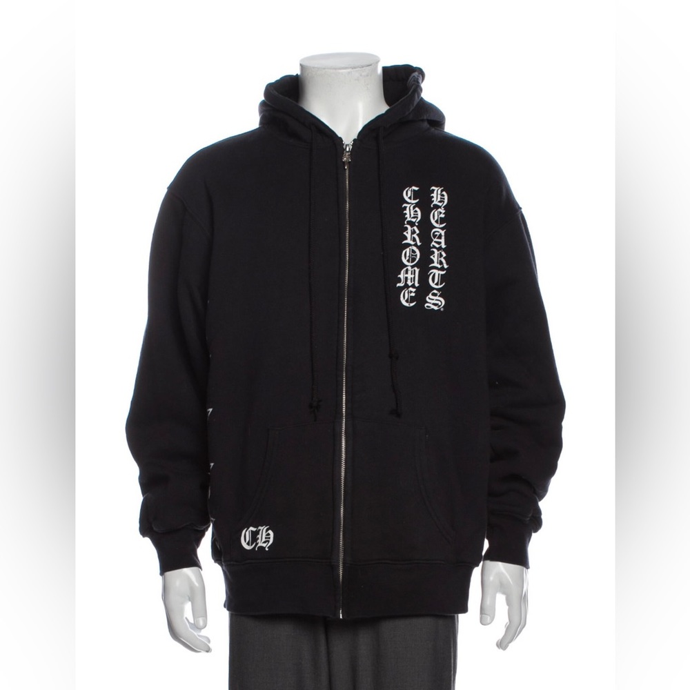 Chrome Hearts Multi Logo Graphic Print Hoodie